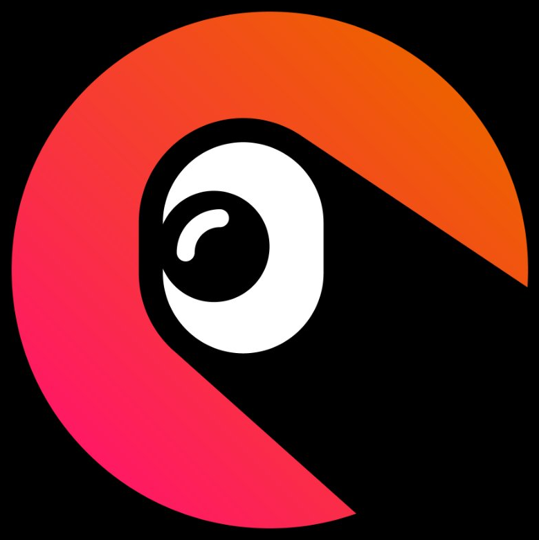 Symbole Studio Lumina couleur sur fond sombre